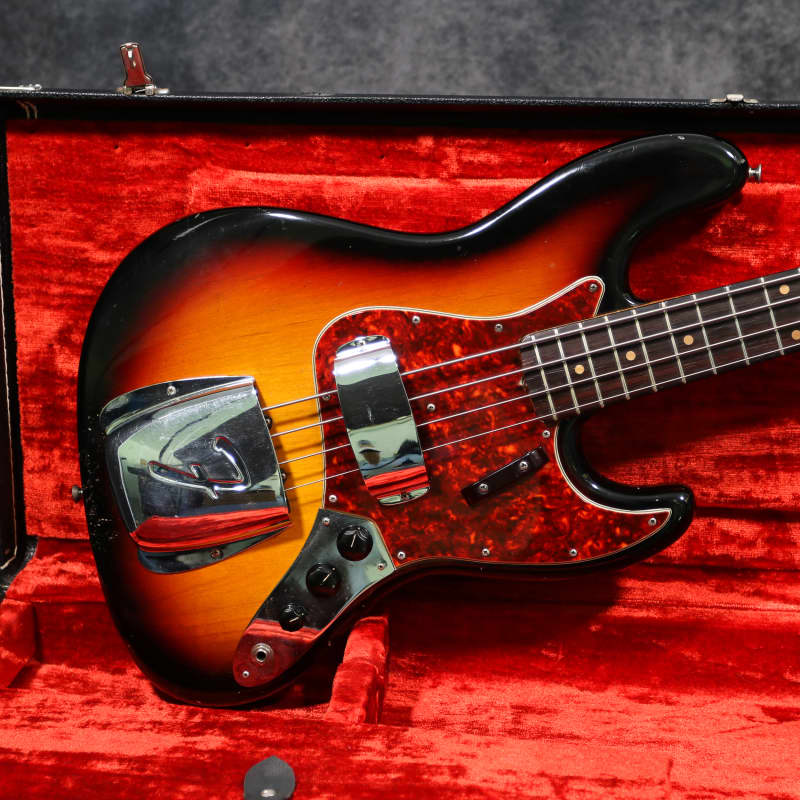 1962 Fender Jazz Bass Sunburst Refinish