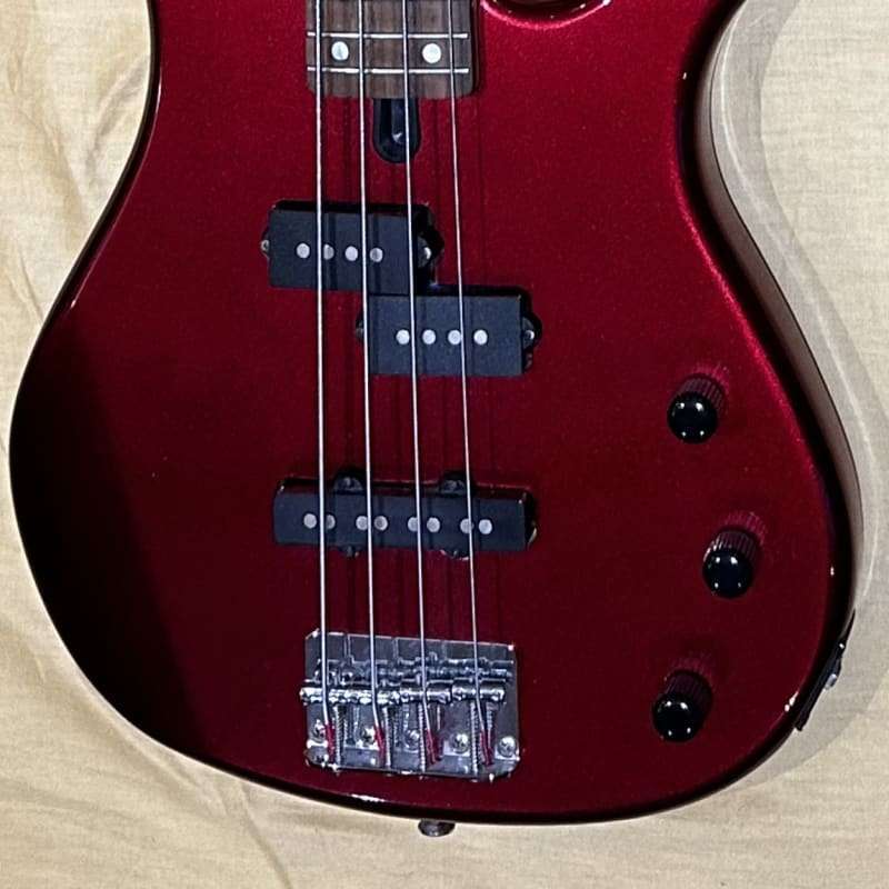 2010s Yamaha RBX170 4-String Bass Guitar Metallic Red