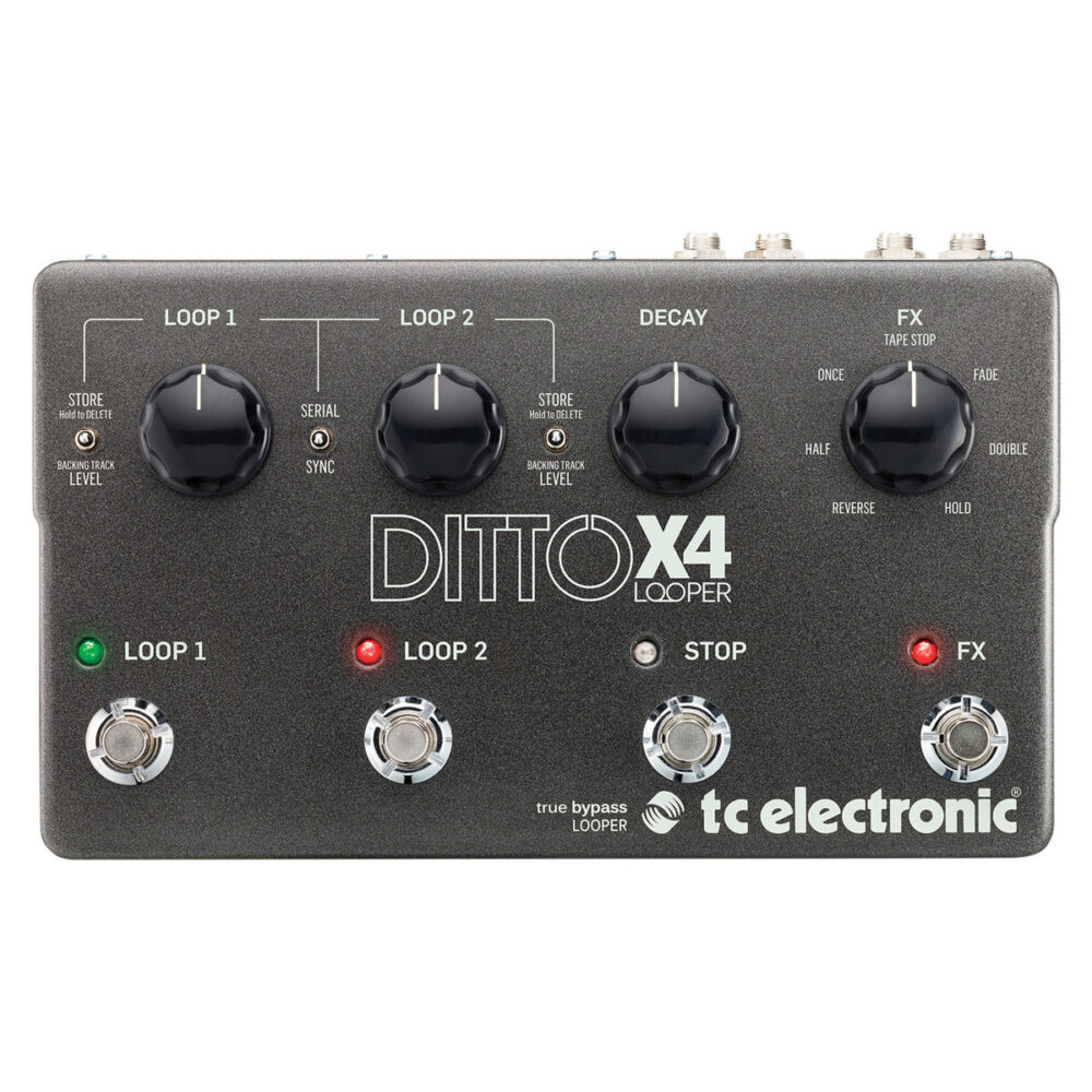 TC Electronic Ditto X4 Dual Track Looper Pedal In Stock