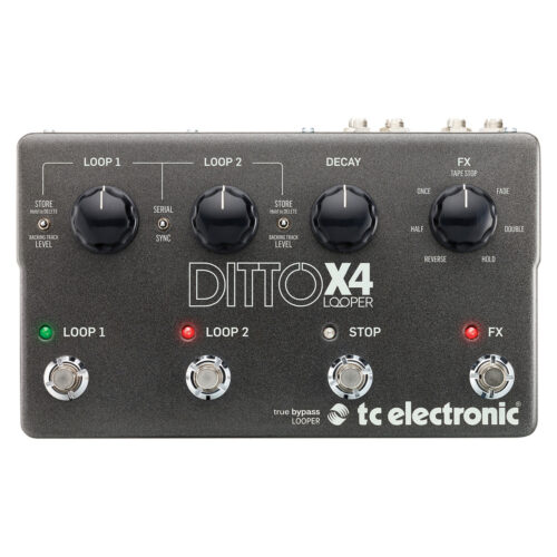 TC Electronic Ditto X4 Dual Track Looper Pedal In Stock