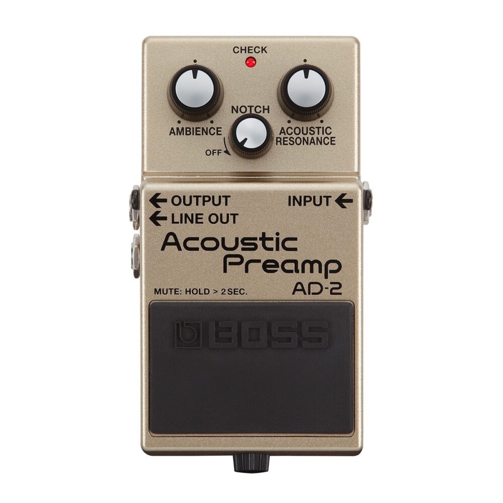 Boss AD-2 Acoustic Preamp Guitar Pedal In Stock