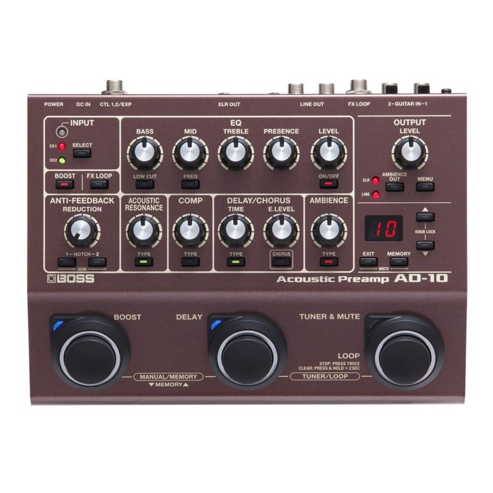 Boss AD-10 Acoustic Preamp In Stock