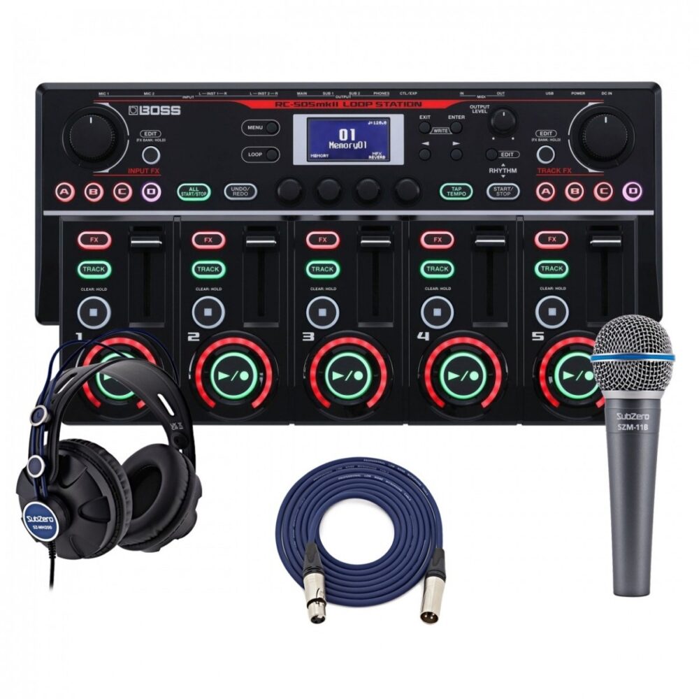 Boss RC-505MKII Loop Station with Microphone and Headphones In Stock