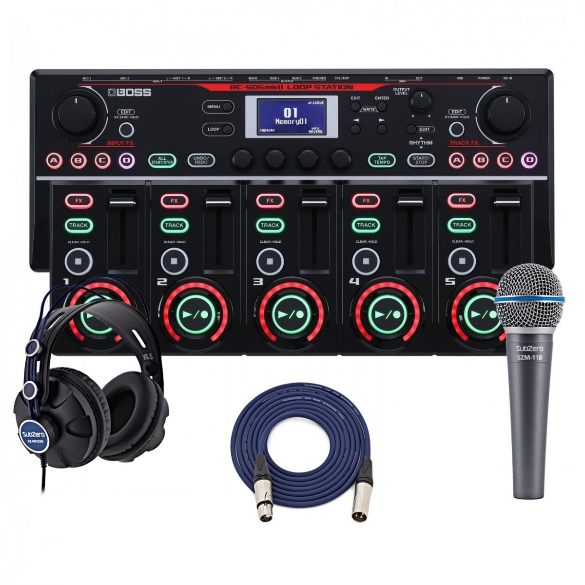 Boss RC-505MKII Loop Station with Microphone and Headphones In Stock - Image 1