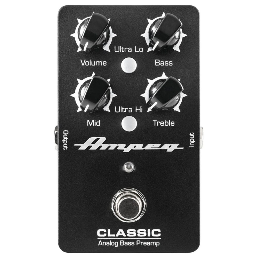 Ampeg Classic Analog Bass Preamp Pedal In Stock