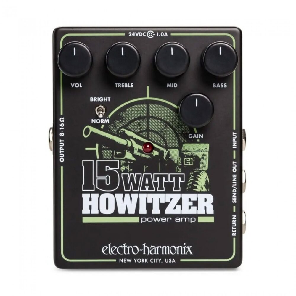 Electro Harmonix 15 Watt Howitzer Guitar Amp / Preamp Pedal In Stock