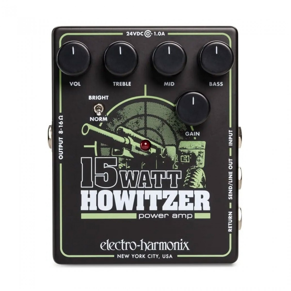 Electro Harmonix 15 Watt Howitzer Guitar Amp / Preamp Pedal In Stock - Image 1