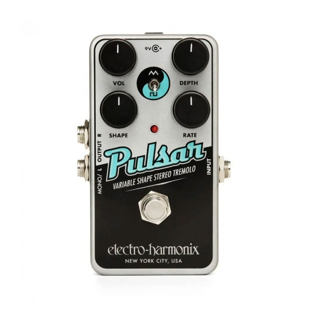 Electro Harmonix Nano Pulsar Variable Shape Stereo Tremolo In Stock