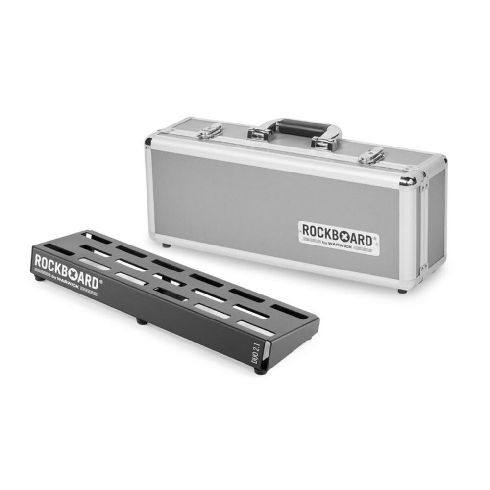 RockBoard by Warwick DUO 2.1 Pedalboard w/ Flight Case  In Stock