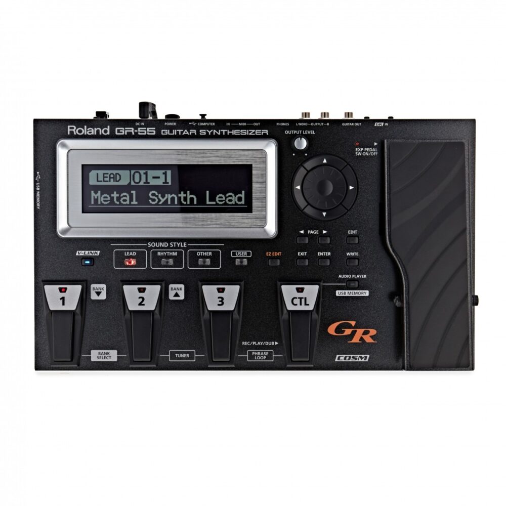 Roland GR55S-BK Guitar and Bass Synthesizer (No Pickup) In Stock