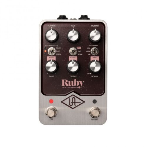 Universal Audio UAFX Ruby '63 Top Boost Amplifier Pedal In Stock