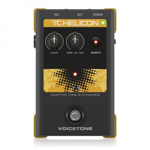 TC Helicon VoiceTone T1 EQ and Dynamics Vocal Processor In Stock