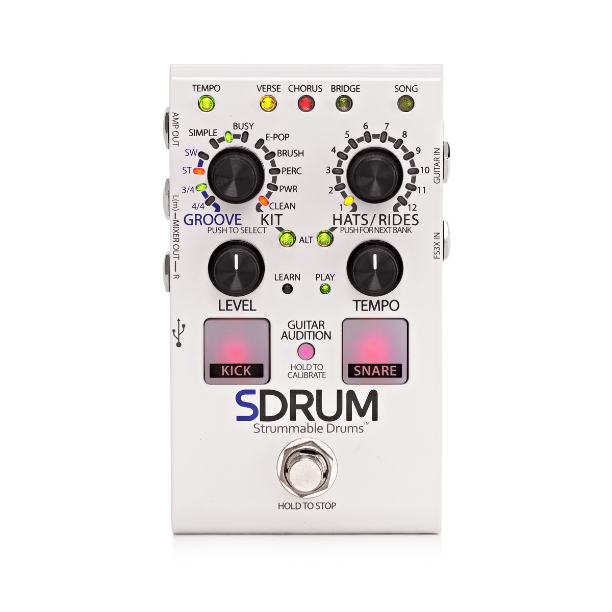 Digitech SDRUM Strummable Drums Pedal In Stock - Image 1