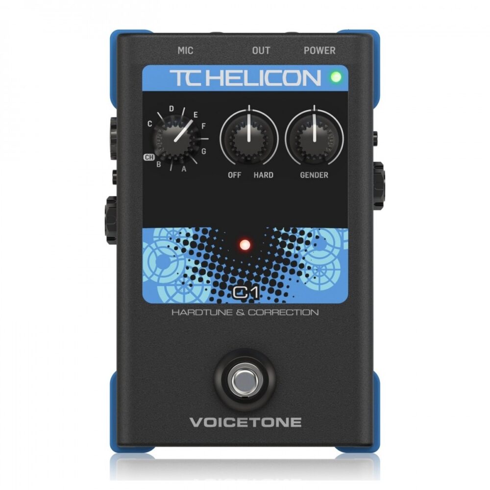TC Helicon VoiceTone C1 Hardtune and Correction Vocal Processor In Stock