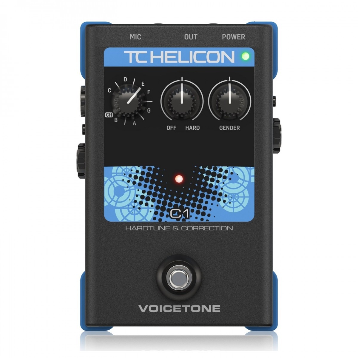 TC Helicon VoiceTone C1 Hardtune and Correction Vocal Processor In Stock - Image 1