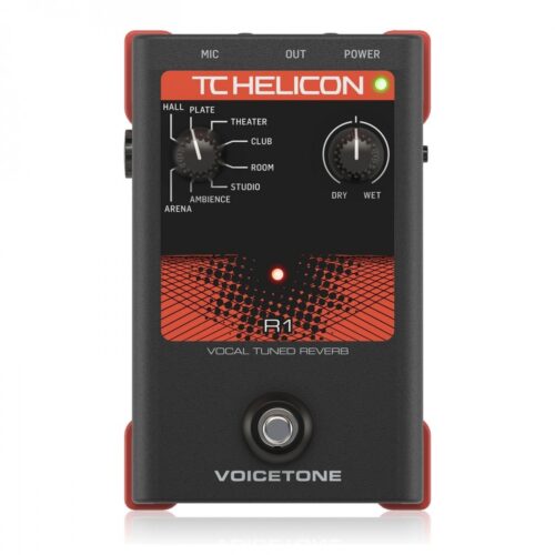 TC Helicon VoiceTone R1 Vocal Tuned Reverb Voice Processor In Stock