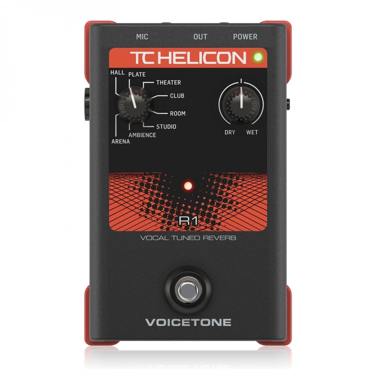 TC Helicon VoiceTone R1 Vocal Tuned Reverb Voice Processor In Stock - Image 1