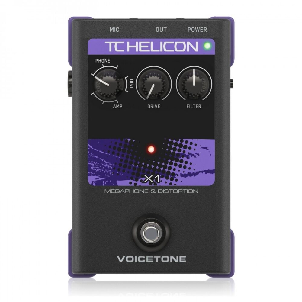 TC Helicon VoiceTone X1 Megaphone and Distortion Vocal Processor In Stock