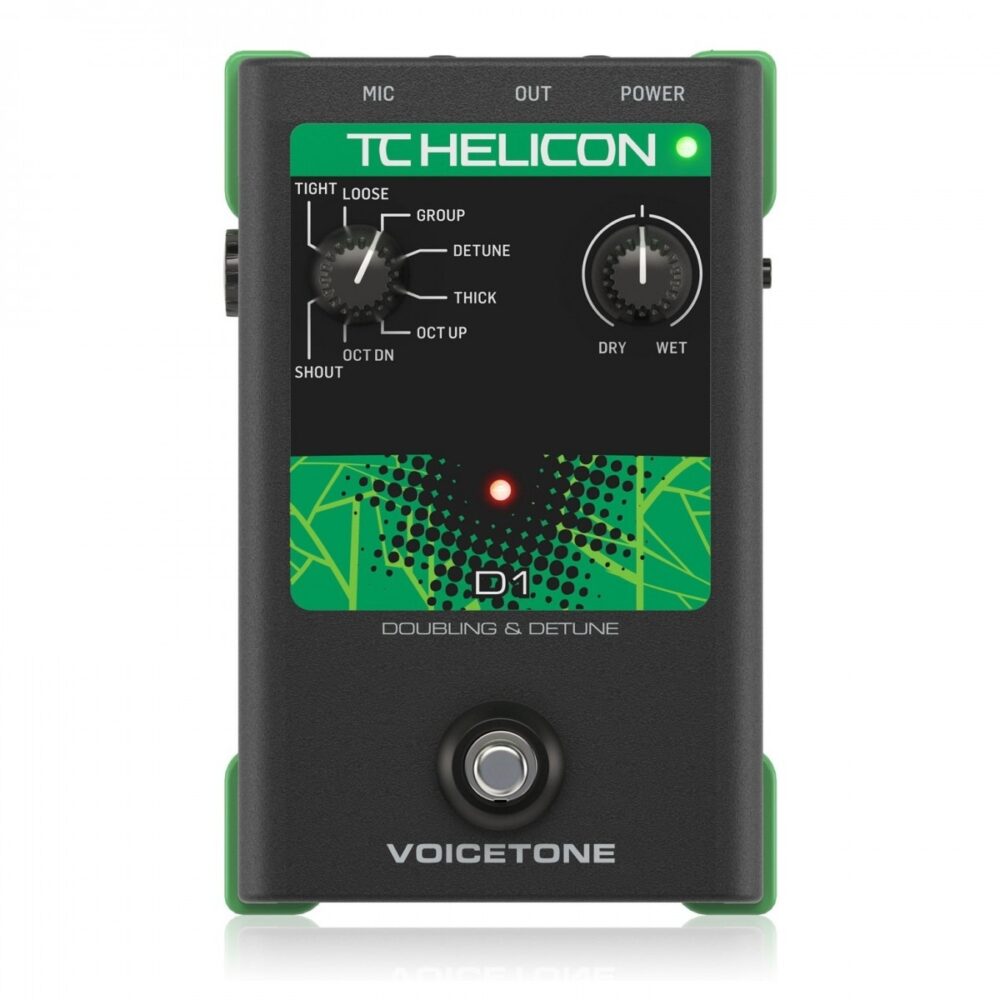 TC Helicon VoiceTone D1 Doubling and Detuning Vocal Processor In Stock
