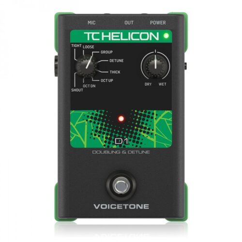 TC Helicon VoiceTone D1 Doubling and Detuning Vocal Processor In Stock