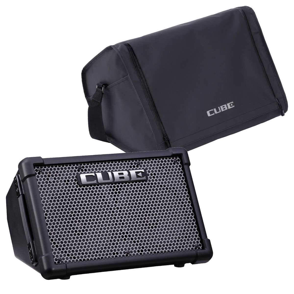 Roland CUBE Street EX Battery Powered Stereo Amplifier w/ Case In Stock - Image 1