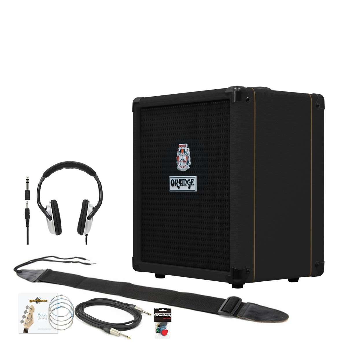Orange Crush Bass 25 Practice Pack, Black In Stock - Image 1