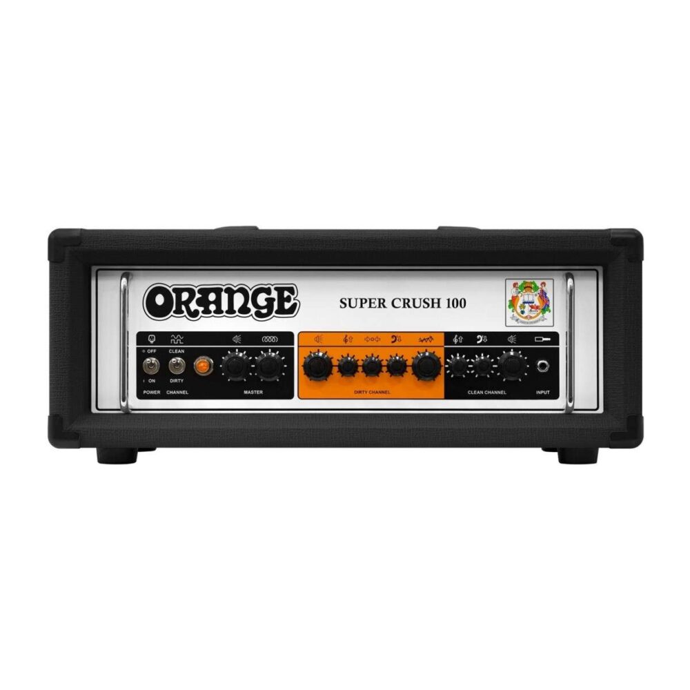 Orange Super Crush 100 Head, Black In Stock