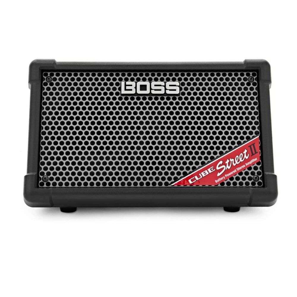 Boss Cube Street 2 Battery Powered Stereo Amplifier, Black In Stock