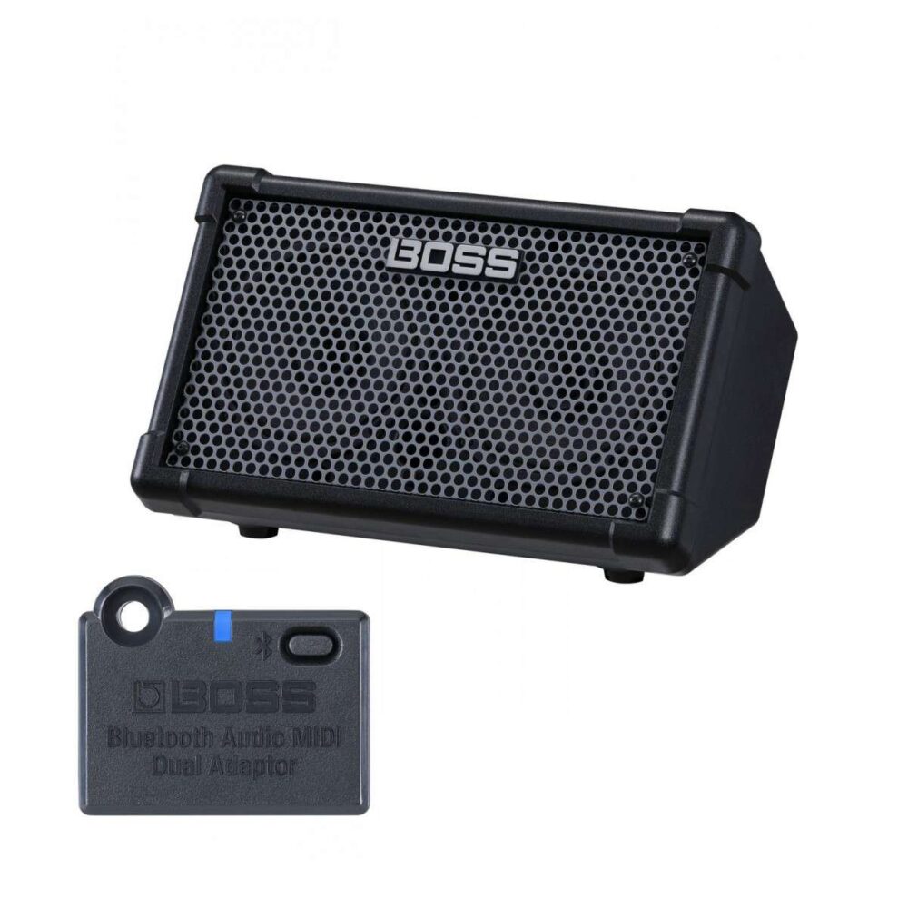 Boss Cube Street 2 Portable Stereo Amp with Bluetooth Adaptor, Black In Stock