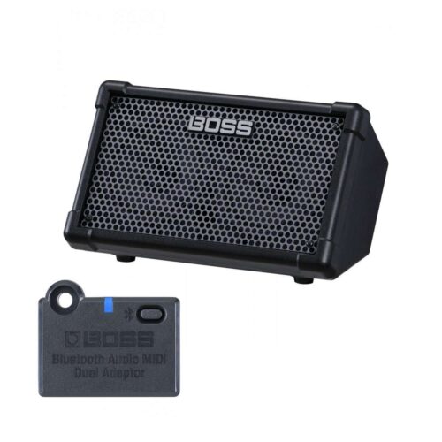 Boss Cube Street 2 Portable Stereo Amp with Bluetooth Adaptor, Black In Stock