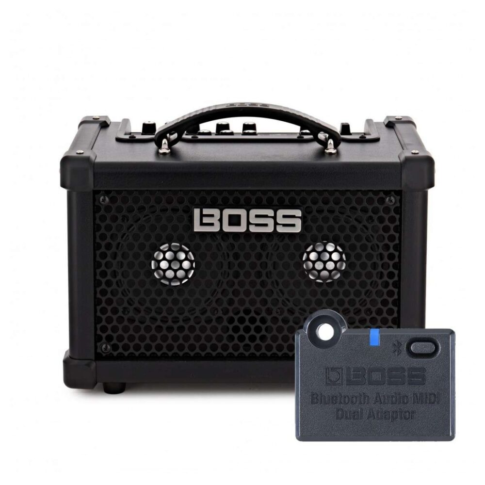 Boss Dual Cube Bass LX Bass Guitar Amplifier with Bluetooth Adaptor In Stock