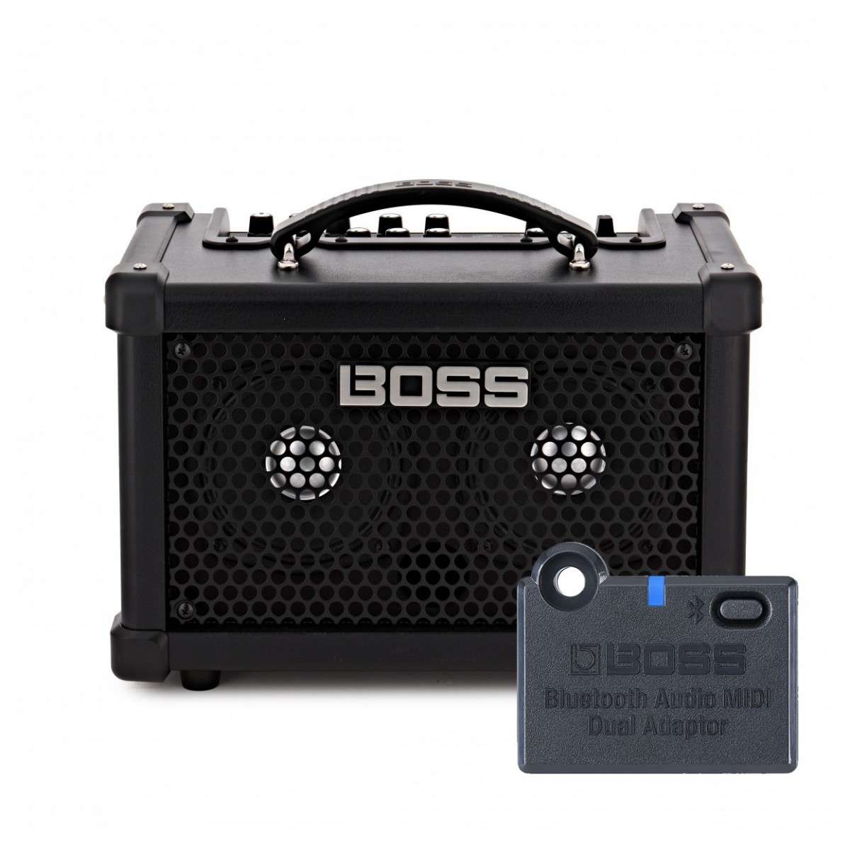 Boss Dual Cube Bass LX Bass Guitar Amplifier with Bluetooth Adaptor In Stock - Image 1