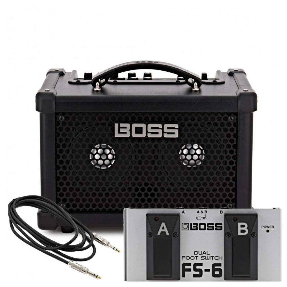 Boss Dual Cube Bass LX Bass Guitar Amplifier with Footswitch In Stock