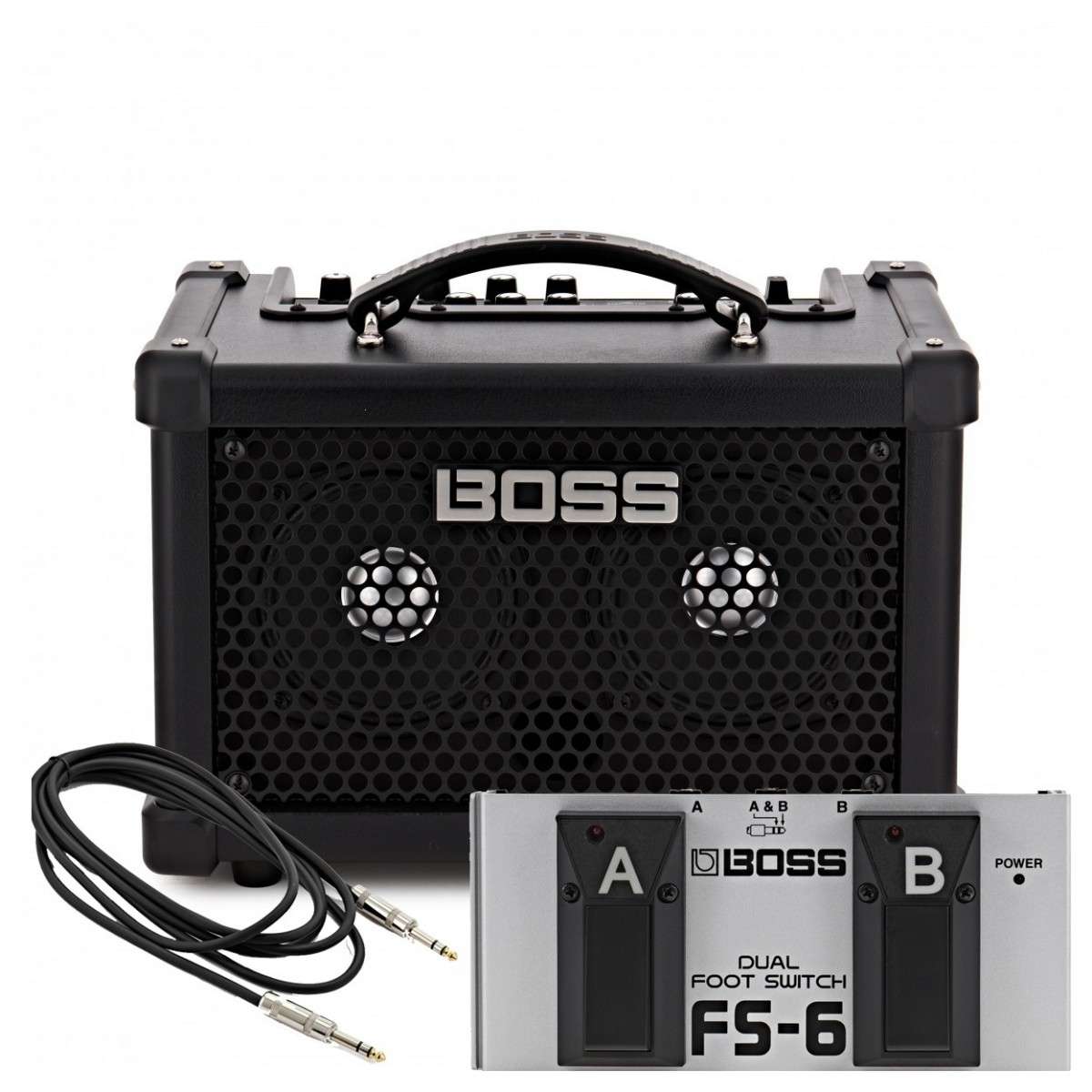 Boss Dual Cube Bass LX Bass Guitar Amplifier with Footswitch In Stock - Image 1