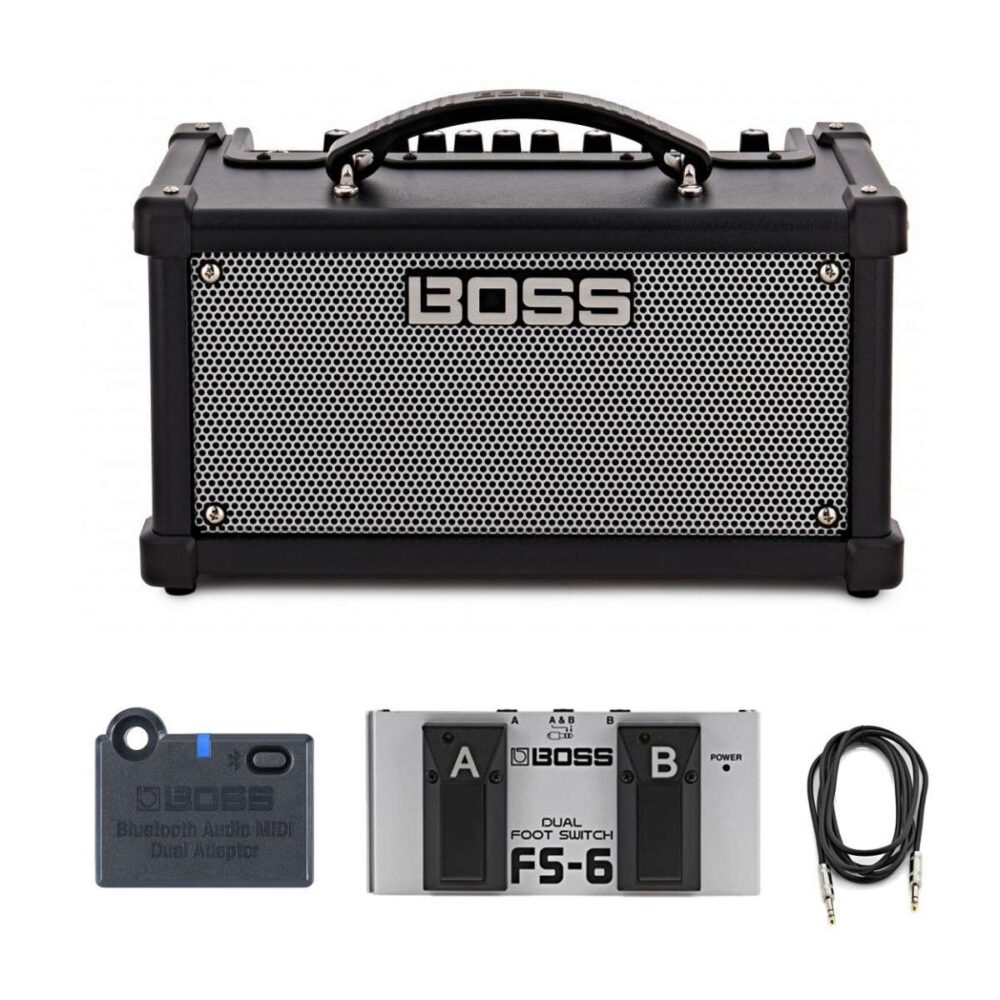 Boss Dual Cube LX Guitar Amplifier Complete Bundle In Stock
