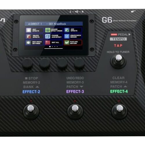 Zoom G6 Multi Effects Processor Pedal in stock