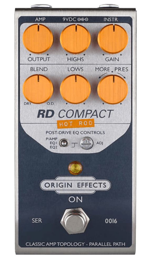Origin Effects RD Compact Hot Rod Overdrive Pedal out of stock