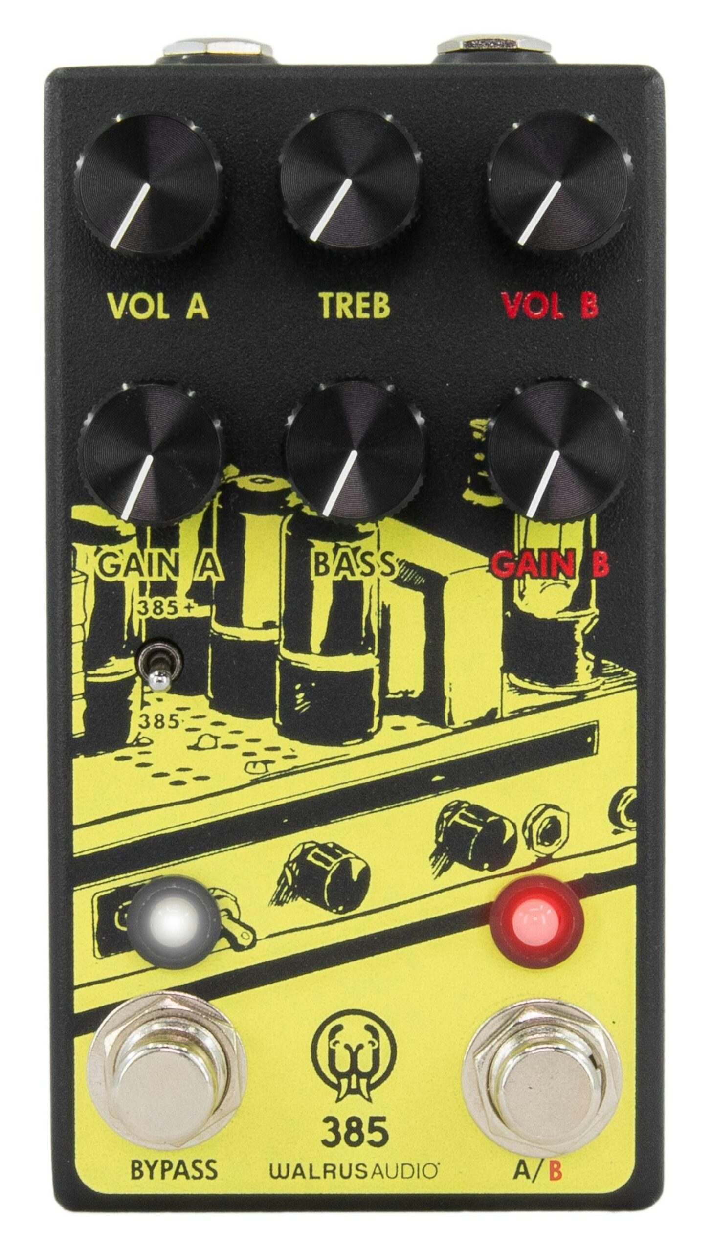 Walrus Audio 385 MKII - Yellow Dynamic Overdrive FX Pedal in stock