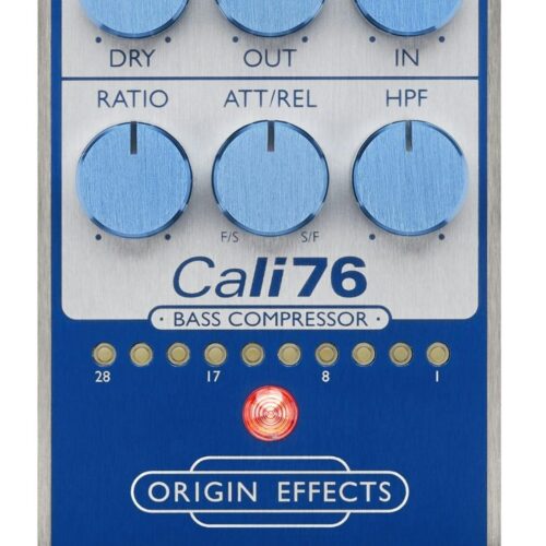 Origin Effects Cali76 Bass Compressor in Super Vintage Blue in stock