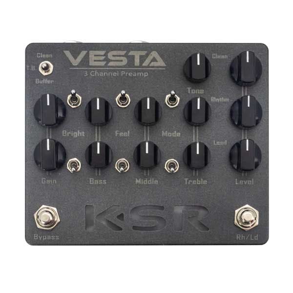 KSR Vesta 3 Channel 80s 90s Preamp Pedal out of stock