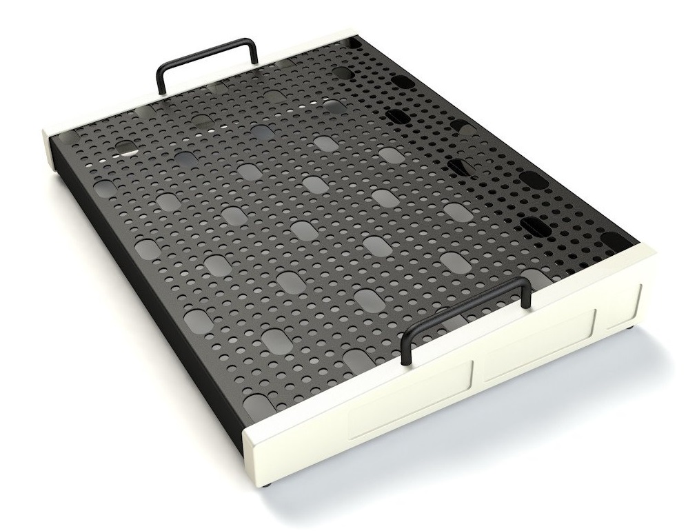 Temple Audio Templeboard DUO 12.5x17in Pedalboard in Vintage White preorder - Image 1
