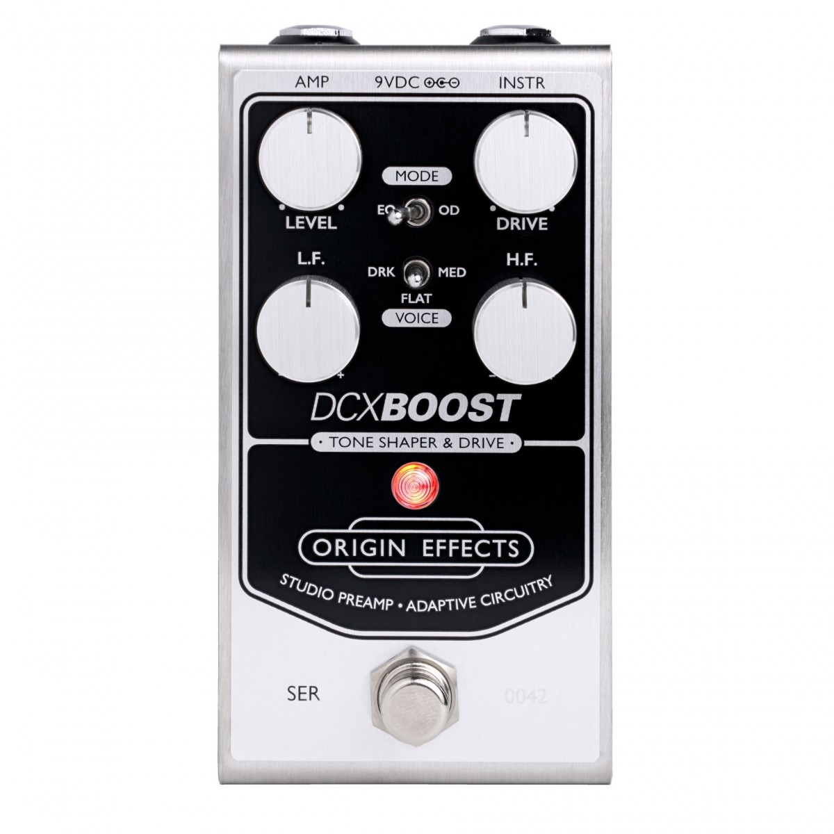 Origin Effects DCX Boost Tone Shaper & Drive Pedal In Stock