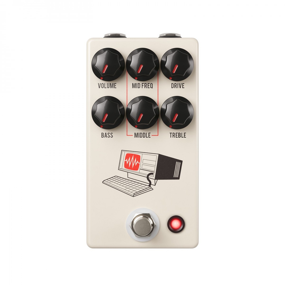 JHS Pedals Hard Drive Modern Distortion Pedal, Tan In Stock