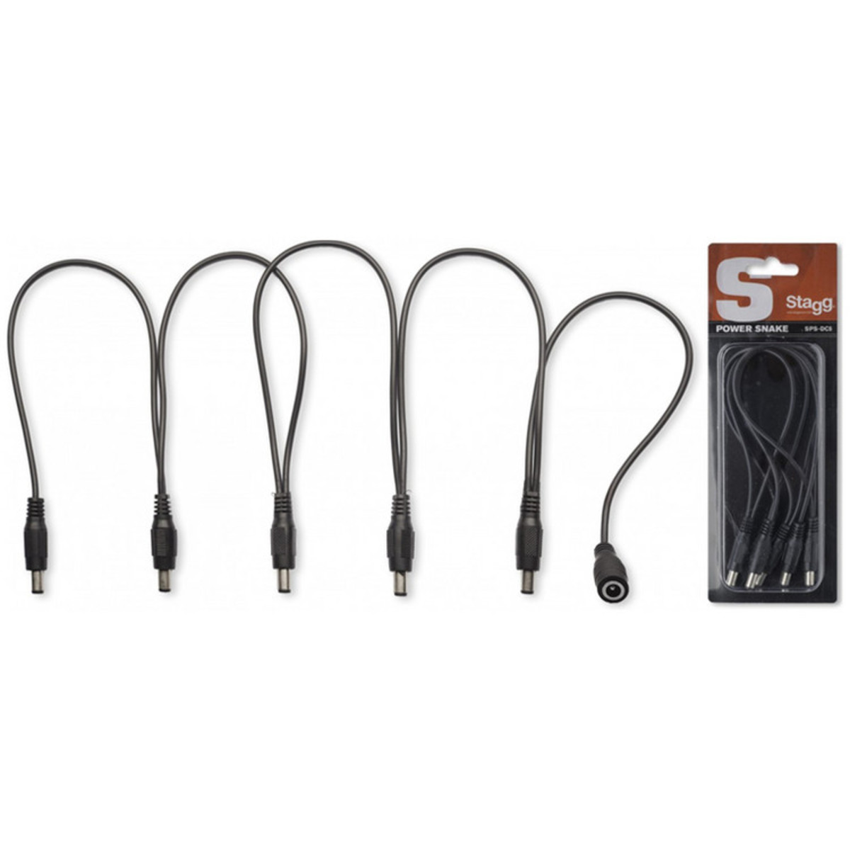 Stagg 5-Way Power Snake for DC Power Supply In Stock