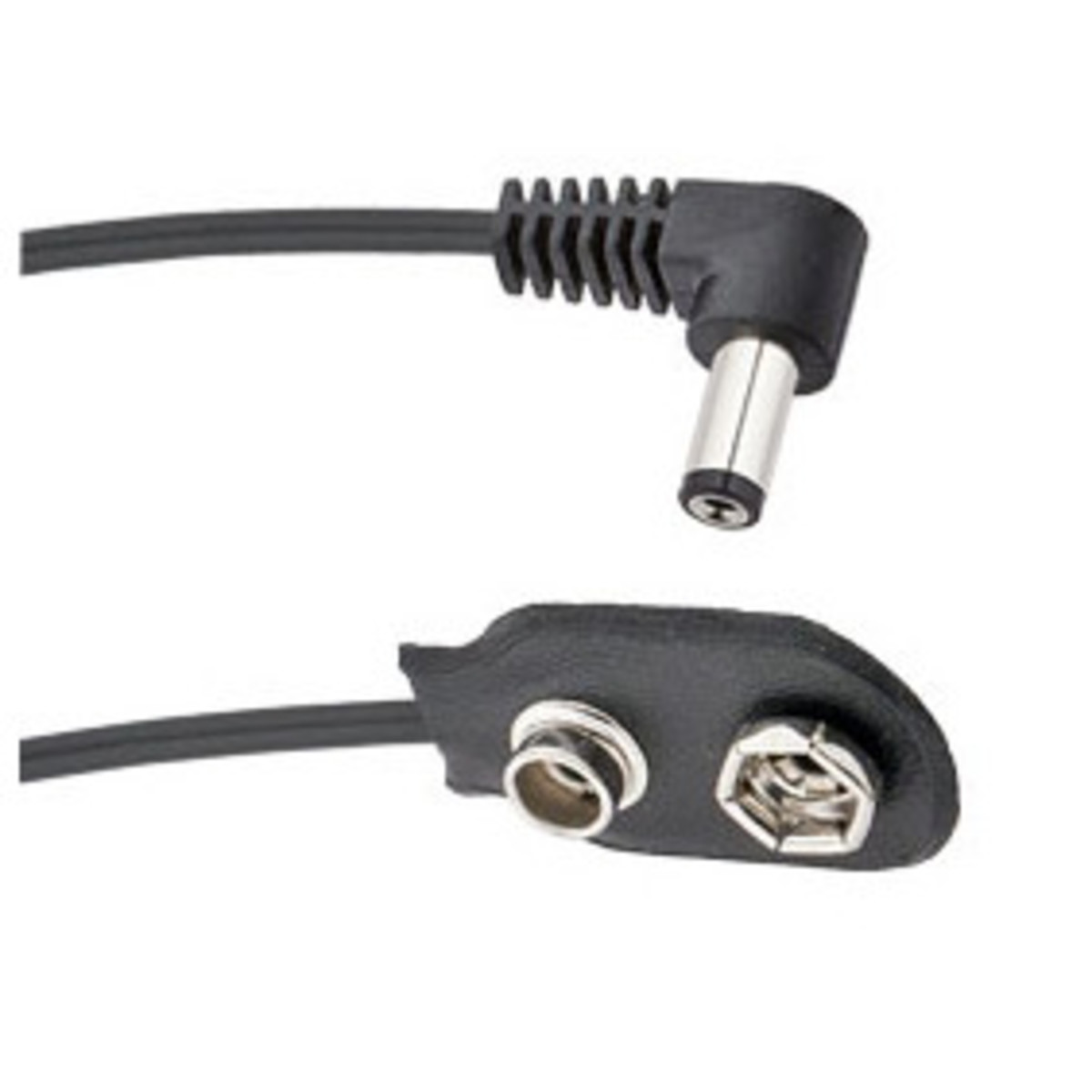 Voodoo Lab Right Angle Barrel To Battery Snap Cable 18 Inch In Stock
