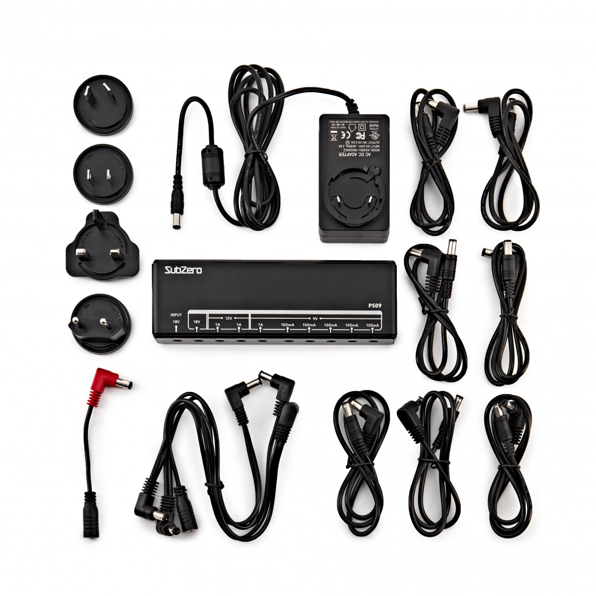 SubZero PS09 Pedal Power Supply In Stock