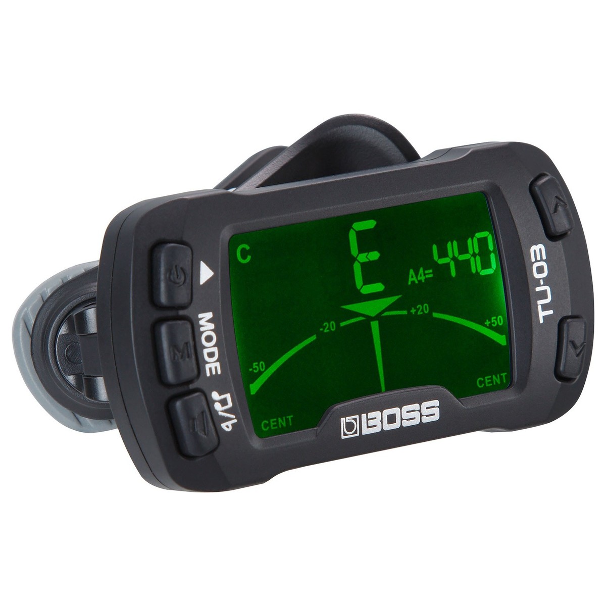 Boss TU-03 Clip-On Tuner and Metronome In Stock