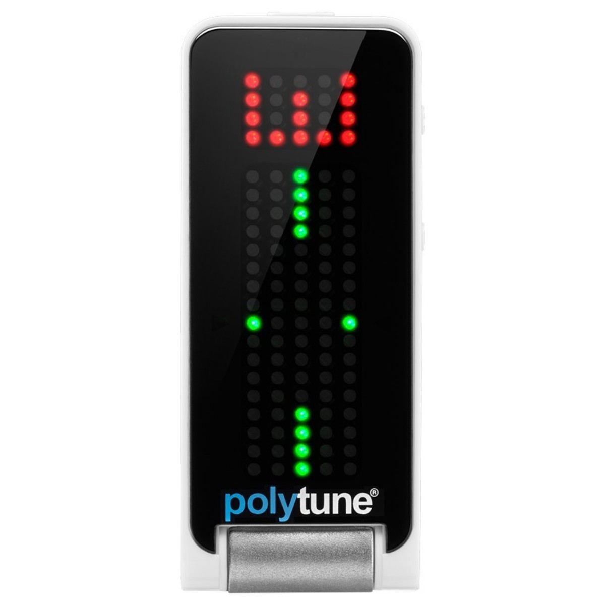 TC Electronic PolyTune Clip Guitar Tuner, White In Stock