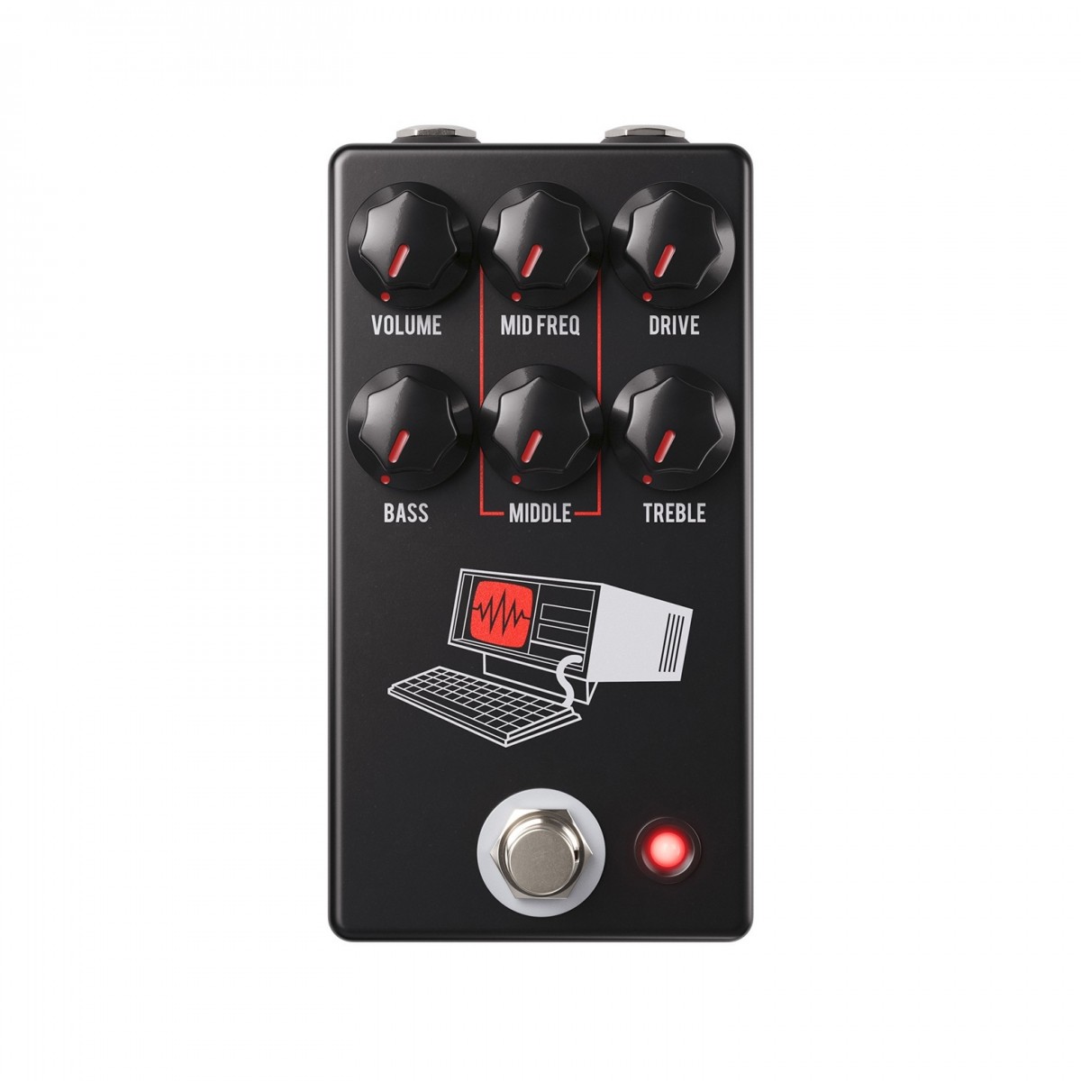JHS Pedals Hard Drive Modern Distortion Pedal, Black In Stock