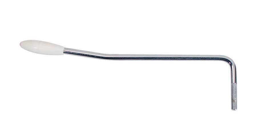 Tremolo Arm with White Cap in Chrome - 6mm - £4.99 New